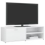 Mueble TV madera contrachapada blanco brillante 120x34x37 cm de vidaXL, Muebles TV - Ref: Foro24-801158, Precio: 60,34 €, Des...