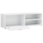 Mueble TV madera contrachapada blanco brillante 120x34x37 cm de vidaXL, Muebles TV - Ref: Foro24-801158, Precio: 60,34 €, Des...