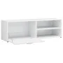 Mueble TV madera contrachapada blanco brillante 120x34x37 cm de vidaXL, Muebles TV - Ref: Foro24-801158, Precio: 59,59 €, Des...