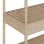 Bar cart 3 levels PE rattan and solid beige acacia wood by vidaXL, Kitchen and dining carts - Ref: Foro24-368725, Price: 163,...