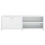 Mueble TV madera contrachapada blanco brillante 120x34x37 cm de vidaXL, Muebles TV - Ref: Foro24-801158, Precio: 60,34 €, Des...