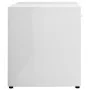 Mueble TV madera contrachapada blanco brillante 120x34x37 cm de vidaXL, Muebles TV - Ref: Foro24-801158, Precio: 59,59 €, Des...