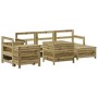 Juego de sofás de jardín 7 pzas madera de pino impregnada de vidaXL, Conjuntos de jardín - Ref: Foro24-3250551, Precio: 495,6...