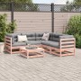 Set de sofás jardín 6 pzas con cojines madera abeto Douglas de vidaXL, Conjuntos de jardín - Ref: Foro24-3299447, Precio: 544...