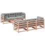 Set de sofás jardín 7 pzas con cojines madera abeto Douglas de vidaXL, Conjuntos de jardín - Ref: Foro24-3299303, Precio: 679...