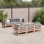 Set de sofás jardín 7 pzas con cojines madera abeto Douglas de vidaXL, Conjuntos de jardín - Ref: Foro24-3299303, Precio: 679...