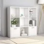 Estantería de madera contrachapada blanco 98x30x98 cm de vidaXL, Librerías y estanterías - Ref: Foro24-801116, Precio: 80,55 ...