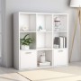 Estantería de madera contrachapada blanco 98x30x98 cm de vidaXL, Librerías y estanterías - Ref: Foro24-801116, Precio: 83,09 ...