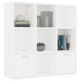 Estantería de madera contrachapada blanco 98x30x98 cm de vidaXL, Librerías y estanterías - Ref: Foro24-801116, Precio: 80,55 ...