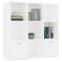 Estantería de madera contrachapada blanco 98x30x98 cm de vidaXL, Librerías y estanterías - Ref: Foro24-801116, Precio: 83,09 ...