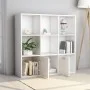 Estantería de madera contrachapada blanco 98x30x98 cm de vidaXL, Librerías y estanterías - Ref: Foro24-801116, Precio: 80,55 ...