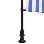 Persiana enrollable exterior tela acero azul blanco 200x270 cm de vidaXL, Toldos - Ref: Foro24-368767, Precio: 76,45 €, Descu...