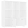 Estantería de madera contrachapada blanco 98x30x98 cm de vidaXL, Librerías y estanterías - Ref: Foro24-801116, Precio: 83,09 ...