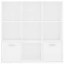 Estantería de madera contrachapada blanco 98x30x98 cm de vidaXL, Librerías y estanterías - Ref: Foro24-801116, Precio: 80,55 ...