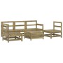 Juego de sofás de jardín 6 piezas madera de pino impregnada de vidaXL, Conjuntos de jardín - Ref: Foro24-3250731, Precio: 354...
