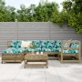 Juego de sofás de jardín 7 pzas madera de pino impregnada de vidaXL, Conjuntos de jardín - Ref: Foro24-3250911, Precio: 432,2...