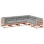 Set de sofás jardín 6 pzas con cojines madera abeto Douglas de vidaXL, Conjuntos de jardín - Ref: Foro24-3299458, Precio: 614...
