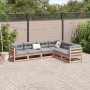 Set de sofás jardín 6 pzas con cojines madera abeto Douglas de vidaXL, Conjuntos de jardín - Ref: Foro24-3299458, Precio: 614...