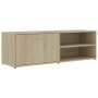 Mueble de TV madera contrachapada color roble 120x34x37 cm de vidaXL, Muebles TV - Ref: Foro24-801155, Precio: 57,40 €, Descu...