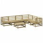 Juego de sofás de jardín 7 pzas madera de pino impregnada de vidaXL, Conjuntos de jardín - Ref: Foro24-3299466, Precio: 405,8...