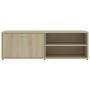 Mueble de TV madera contrachapada color roble 120x34x37 cm de vidaXL, Muebles TV - Ref: Foro24-801155, Precio: 57,40 €, Descu...