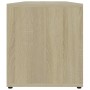 Mueble de TV madera contrachapada color roble 120x34x37 cm de vidaXL, Muebles TV - Ref: Foro24-801155, Precio: 57,40 €, Descu...