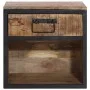 Mesita de noche madera maciza de mango 40x35x40 cm de vidaXL, Mesitas de noche - Ref: Foro24-358913, Precio: 76,17 €, Descuen...