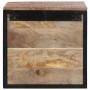 Mesita de noche madera maciza de mango 40x35x40 cm de vidaXL, Mesitas de noche - Ref: Foro24-358913, Precio: 77,49 €, Descuen...