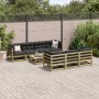 Juego de sofás de jardín 8 pzas madera de pino impregnada de vidaXL, Conjuntos de jardín - Ref: Foro24-3299322, Precio: 472,6...