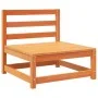 Juego de sofás de jardín 12 pzas madera maciza pino marrón cera de vidaXL, Conjuntos de jardín - Ref: Foro24-3299652, Precio:...
