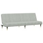 Juego de sofás 2 piezas terciopelo gris claro de vidaXL, Sofás - Ref: Foro24-3216295, Precio: 410,15 €, Descuento: %