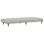 Juego de sofás 2 piezas terciopelo gris claro de vidaXL, Sofás - Ref: Foro24-3216295, Precio: 419,04 €, Descuento: %