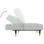 Juego de sofás 2 piezas terciopelo gris claro de vidaXL, Sofás - Ref: Foro24-3216295, Precio: 419,04 €, Descuento: %