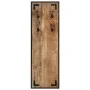 Perchero madera maciza de mango rugosa 35x8x110 cm de vidaXL, Percheros para sombreros y abrigos - Ref: Foro24-358918, Precio...