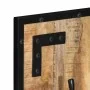 Perchero madera maciza de mango rugosa 35x8x110 cm de vidaXL, Percheros para sombreros y abrigos - Ref: Foro24-358918, Precio...