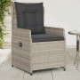 Sillones reclinables de jardín 2 uds ratán sintético gris claro de vidaXL, Sillas de jardín - Ref: Foro24-368657, Precio: 226...