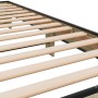Estructura cama madera ingeniería metal roble Sonoma 90x190 cm de vidaXL, Camas y somieres - Ref: Foro24-845883, Precio: 64,7...
