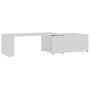 Mesa de centro madera contrachapada blanco 150x50x35 cm de vidaXL, Mesas de centro - Ref: Foro24-801337, Precio: 85,39 €, Des...