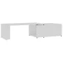 Mesa de centro madera contrachapada blanco 150x50x35 cm de vidaXL, Mesas de centro - Ref: Foro24-801337, Precio: 82,95 €, Des...