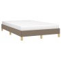 Estructura de cama tela gris taupe 120x190 cm de vidaXL, Camas y somieres - Ref: Foro24-3269616, Precio: 93,22 €, Descuento: %