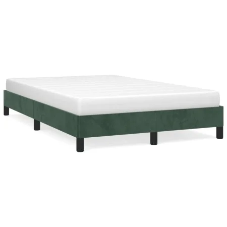 Green velvet bed frame 120x190 cm by vidaXL, Beds and slatted bases - Ref: Foro24-3269628, Price: 94,80 €, Discount: %
