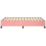 Estructura de cama terciopelo rosa 120x190 cm de vidaXL, Camas y somieres - Ref: Foro24-3269656, Precio: 115,89 €, Descuento: %