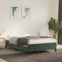 Estructura de cama terciopelo verde 120x190 cm de vidaXL, Camas y somieres - Ref: Foro24-3269654, Precio: 93,90 €, Descuento: %