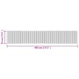 Alfombra rectangular bambú gris 70x400 cm de vidaXL, Alfombras - Ref: Foro24-376760, Precio: 32,91 €, Descuento: %