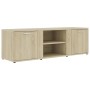 Mueble de TV madera contrachapada color roble 120x34x37 cm de vidaXL, Muebles TV - Ref: Foro24-801164, Precio: 71,85 €, Descu...