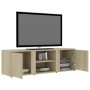 Mueble de TV madera contrachapada color roble 120x34x37 cm de vidaXL, Muebles TV - Ref: Foro24-801164, Precio: 71,85 €, Descu...