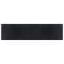 Alfombra rectangular bambú negro 100x400 cm de vidaXL, Alfombras - Ref: Foro24-376954, Precio: 45,40 €, Descuento: %