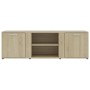 Mueble de TV madera contrachapada color roble 120x34x37 cm de vidaXL, Muebles TV - Ref: Foro24-801164, Precio: 71,85 €, Descu...