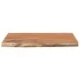 Tablero rectangular madera de acacia borde vivo 70x60x2,5 cm de vidaXL, Tableros para mesas - Ref: Foro24-370619, Precio: 60,...