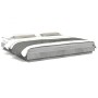 Estructura de cama madera de ingeniería gris hormigón 200x200cm de vidaXL, Camas y somieres - Ref: Foro24-3281164, Precio: 18...